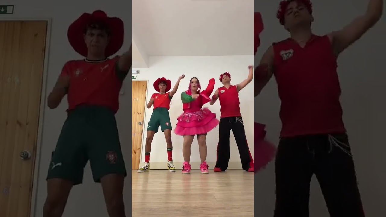 Emilly Vick, Leozin e Robson Dancinha Em Portugal🇵🇹💖 