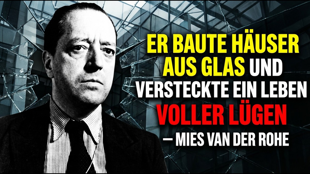 ER BAUTE HÄUSER AUS GLAS UND VERSTECKTE EIN LEBEN VOLLER LÜGEN — MIES VAN DER ROHE