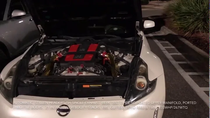 Fastest NA 370z in the streets of Mexico