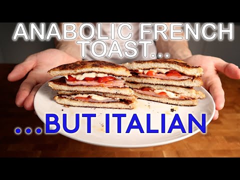 How Anabolic French Toast is made in Italy  Low Calorie Sandwich For Weight Loss