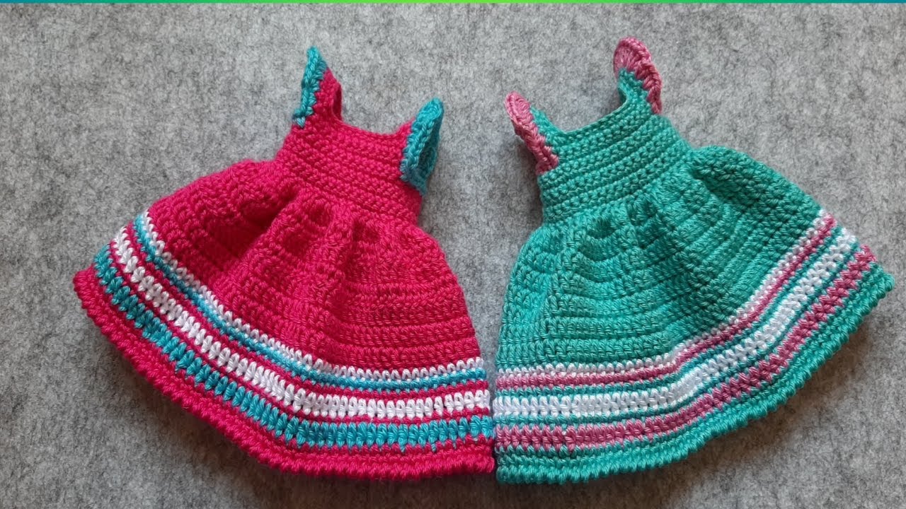 #فستان_عروسة_امبجرومى👗ج٧#amigurumi_doll dress