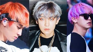 CHANYEOL (EXO) 8 BEST HAIR COLORS