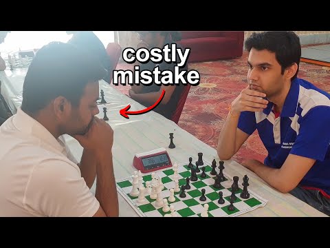 A Costly Mistake Awadh Chaitanya Vs GM Ritvik Raja National Rapid 2023 