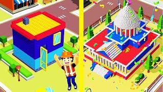 Idle Construction 3D! MAX LEVEL WORKERS, BUILDING EVOLUTION! PikaGuyy