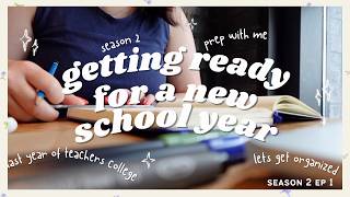 Datos Getting Ready for a New School Year ☕️ | Back to School Prep + Studyish Diaries S2 Actualización