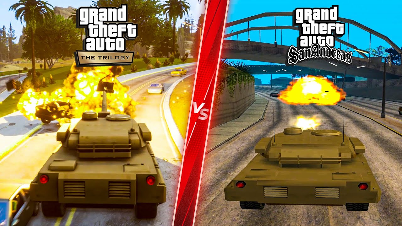 Grand Theft Auto: San Andreas – The Definitive Edition Comparison Video 