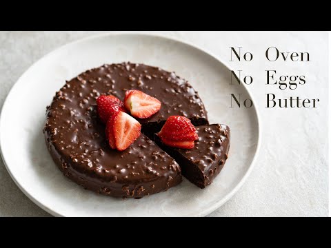 Super Soft & Moist Eggless Chocolate Cake | Vegan Cake Without Oven