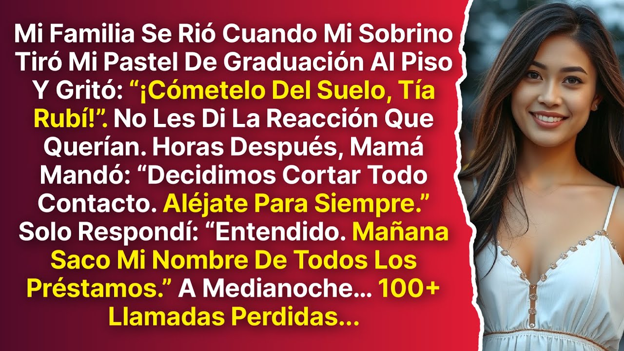 Mi Sobrino Gritó: “¡Cómetelo Del Suelo!” Cuando Tiró Mi Pastel De Graduación. Todos Se Rieron...