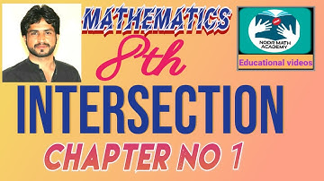 Intersection between sets class 8th mathematics, Exercise 1.3, venn diagrams