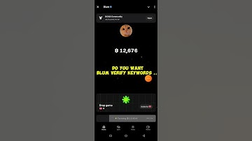 Blum verify Keyword | How to analyze crypto #blum #verify