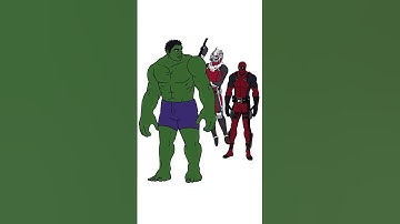 HULK 2003 DEADPOOL ANT MAN animation #hulk #hulkanimation #hulk2003 #marvelanimation #shehulk #anime