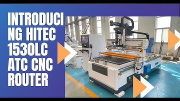 Introducing the 1530 Linear ATC CNC Router Machine with Press wheel working process