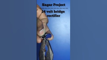 24 volt ka bridge rectifier kaise banaye#sagar project#viral#shorts