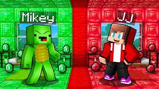 JJ and Mikey: EMERALD vs RUBY Room Battle in Minecraft - Maizen