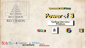 Power of Three in java | Recursion | Leetcode - 326 problem