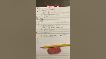Algebra 2 class notes in 15 seconds,No. 8 #algebrahelp, #highschoolmath, #algebra