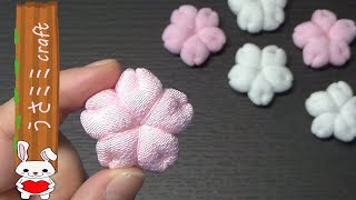 100均春の飾り　ぷっくり可愛い桜の花の作り方【DIY】Spring decoration　sakura