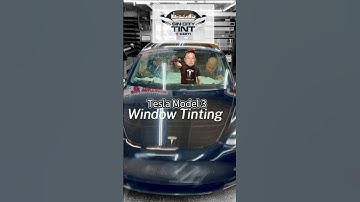 Tesla Model 3 Tinting | Brand New Invention #windowtint  #cartint  #car #teslamodel3 #vanillaice