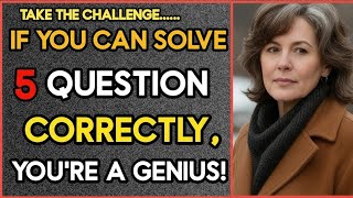 Celebrity 🧠 CAN YOU SOLVE 5 QUESTIONS CORRECTLY? 🤯 TAKE THE CHALLENGE! Profile