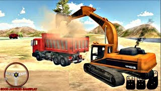 Heavy Excavator Simulator Pro 2018 - Water Sand Cargo Android GamePlay FHD screenshot 5