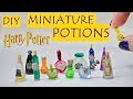 DIY: Miniature Harry Potter inspired Potion Bottles