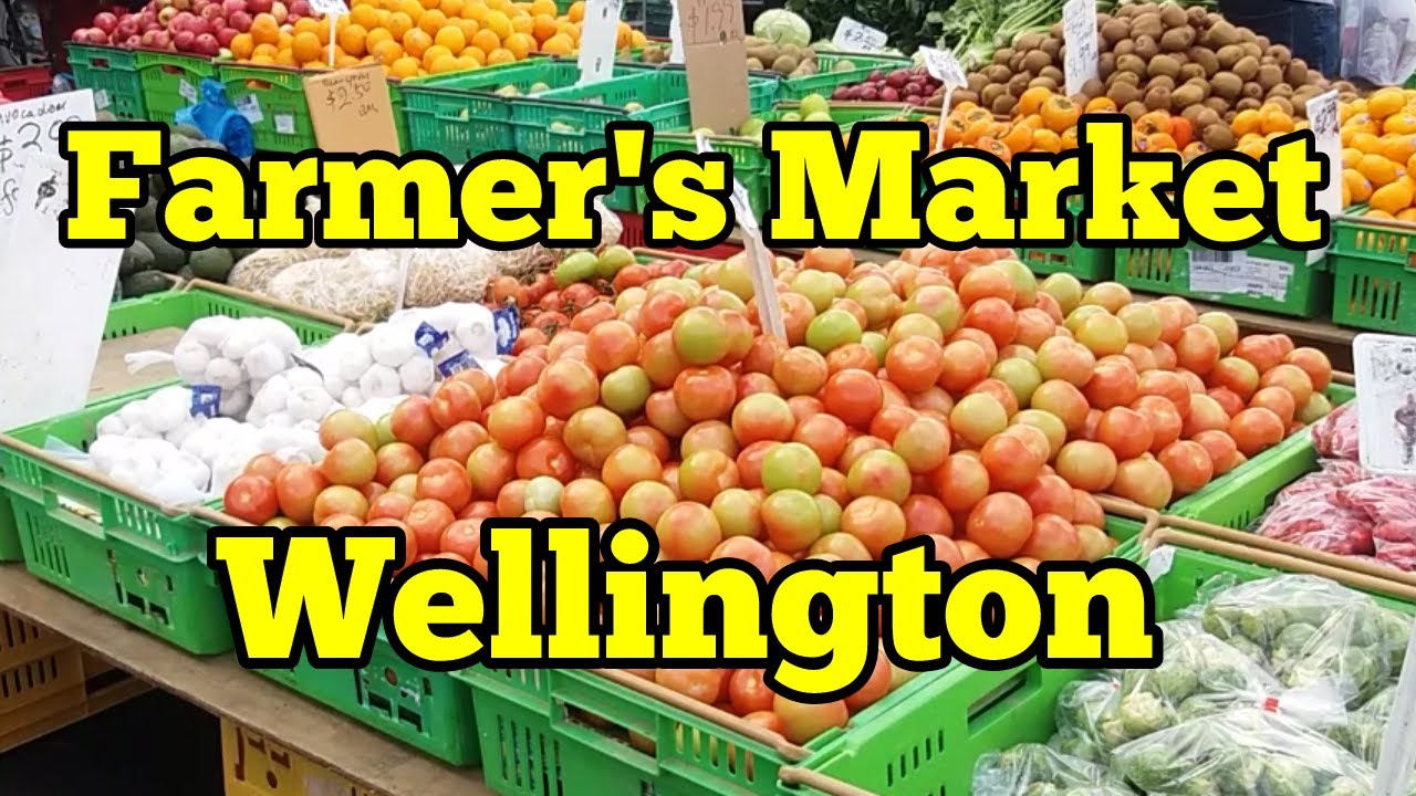 Vegetables Farmer's Market Wellington YouTube
