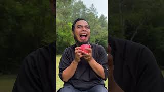 Removing Apple stickers 🍎 #camping #apple #lifehacks #outdoors jjjj13578