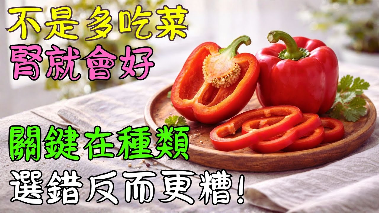 同樣是蔬菜，為什麼有些吃了讓人更安心，有些卻常被腎臟默默承受？