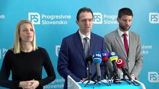 Progresívne Slovensko reaguje na aktuálnu politickú situáciu