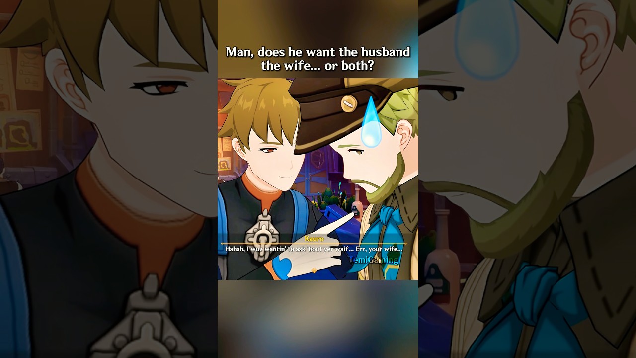 Gay Vibes Activated🍻💀 #genshinimpact #nefer #genshin #hoyoverse #shorts #npc #npc