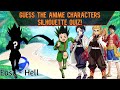 Guess The Anime Characters Silhouette Quiz | 50 Anime Characters (Easy - Hell)