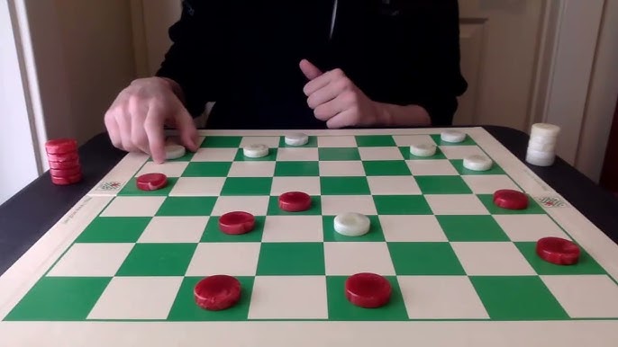 Live Checkers game 83.3 games against another Grand Master on