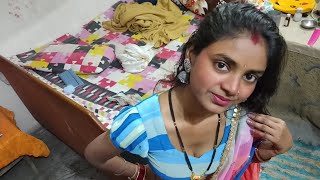 trending new saree vlog //hot saree wearing vlog //desi hot vlogs