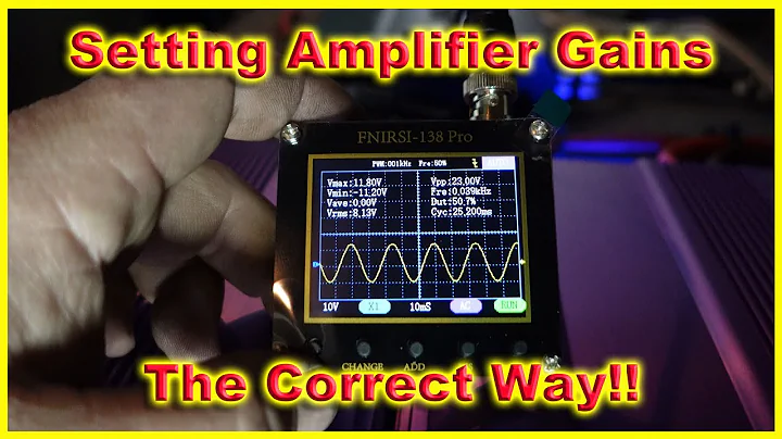 How To Properly Set Amp Gains