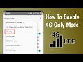 Enable 4G LTE Only Mode on Android (2022) 📱