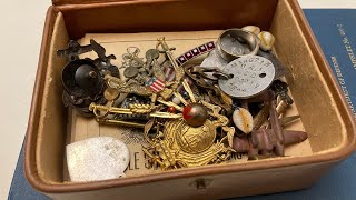 Opening a box of WW2 Military Collectibles, and a rare find at the end!