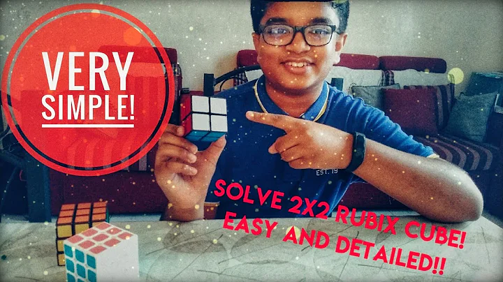 How to solve a 2x2 rubix cube (No Algorithms!)