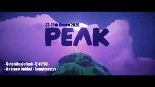 PEAK daily run - 23-24th/08/2026 - Solo blind climb - 0:49:00 - No trace behind -