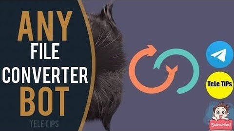 Any File convertor bot in telegram|| How to convert into pdf||