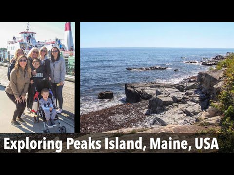 Exploring Peaks Island, Maine, USA