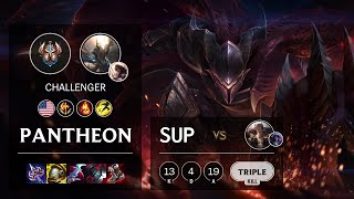 Pantheon Support vs Sett - NA Challenger Patch 11.3