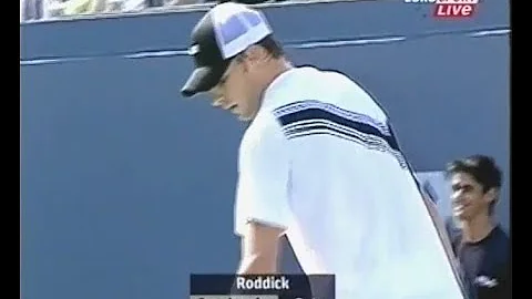 Andy Roddick Engages ACE Mode, 7 Consecutive Aces!