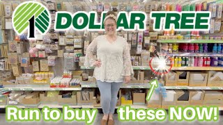 *Run to buy these NOW!!!* DOLLAR TREE FINDS! | Shop with Me & Haul | Spring 2024!