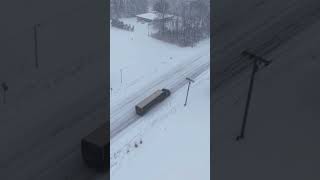 Road report this morning: here’s a look at I-94 and US-20 in Portage. Drive safe out there