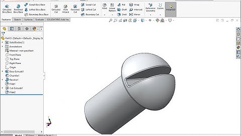 Solidworks Tutorial | Butterfly Valve Screw | CAD Crunch