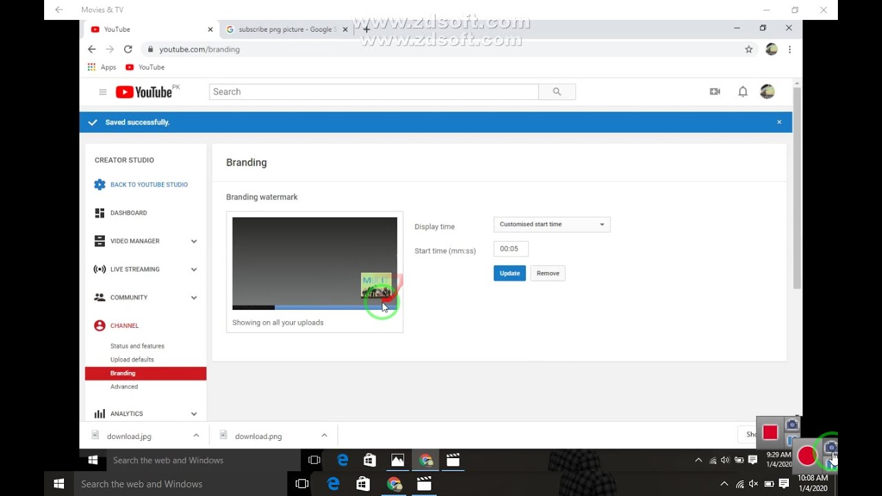 How To Add A Watermark On Youtube Videos2020 Create Watermark Logo On How to add a watermark on youtube videos2020 create watermark logo on