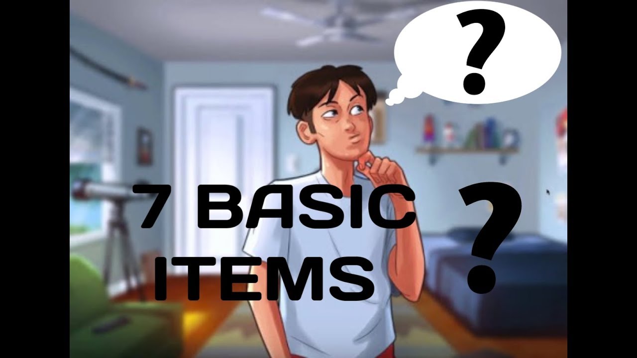 (SUMMERTIME SAGA) [Version16.1] Where to find 7 BASIC ITEMS ?? 😁😁