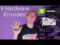 5 Hardware Encodes With NVENC and the latest NVIDIA drivers? More records and streams for vMix!