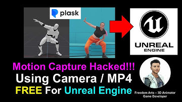 AI Motion Capture for Unreal Engine using Camera or MP4 Video - Plask Tutorial