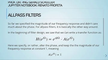 ADSP - 09 Allpass Filters - 02 Allpass Filters